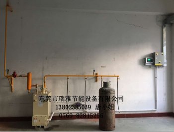 100KG汽化器深圳工厂配套燃烧器安装