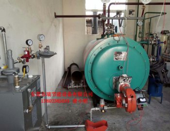 瑞雅液化气节能气化器配套燃气锅炉燃烧机安装实例